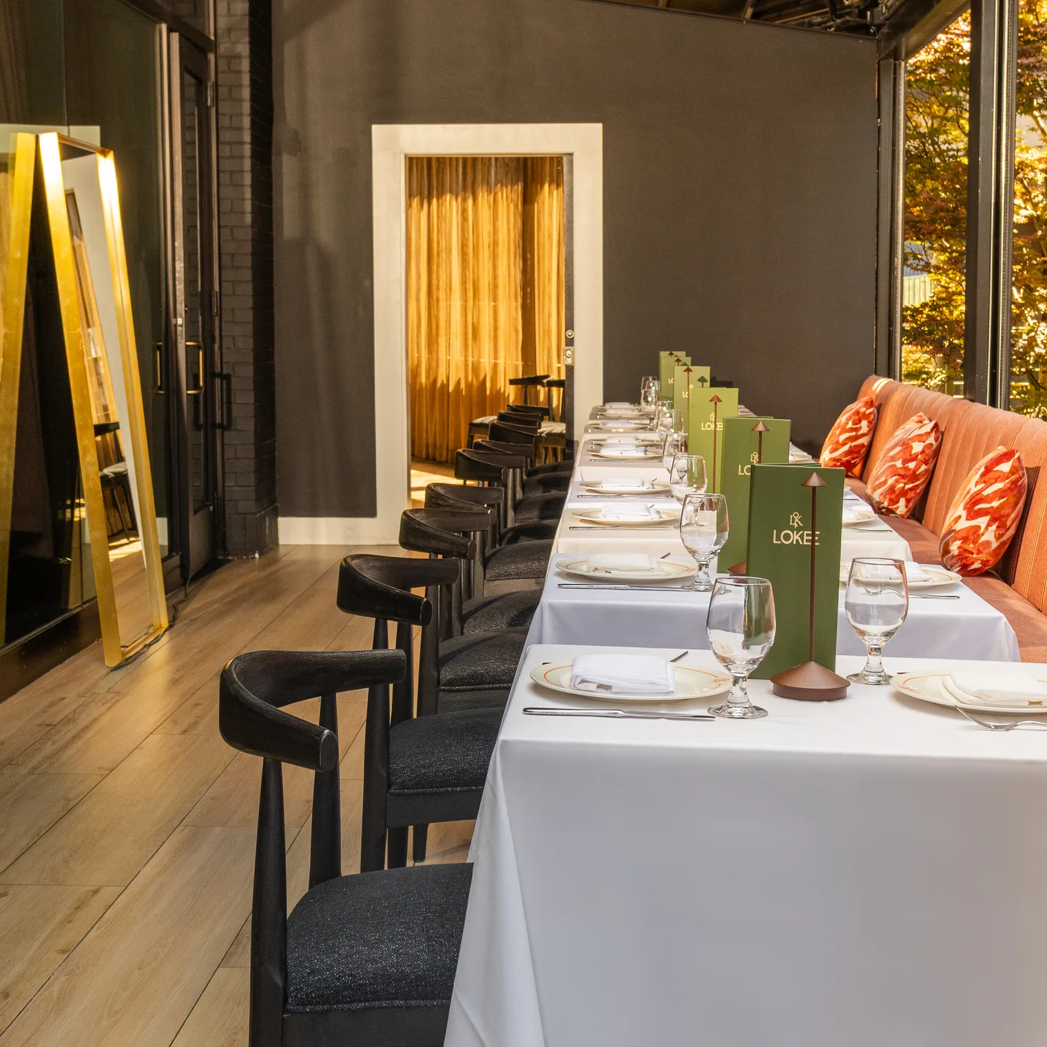 Private dining room designed by Ivi Shano