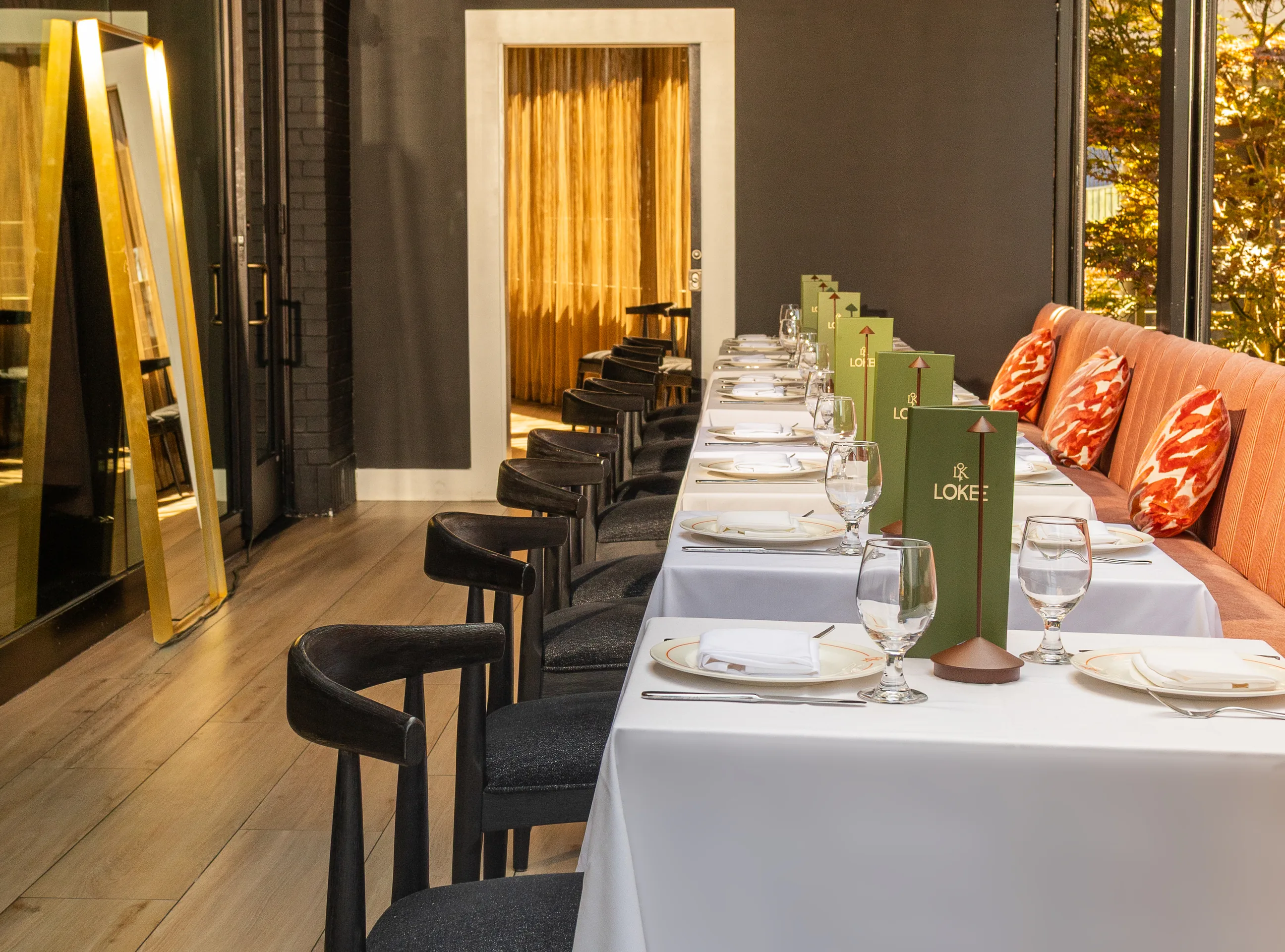 Private dining room at Lo Kee